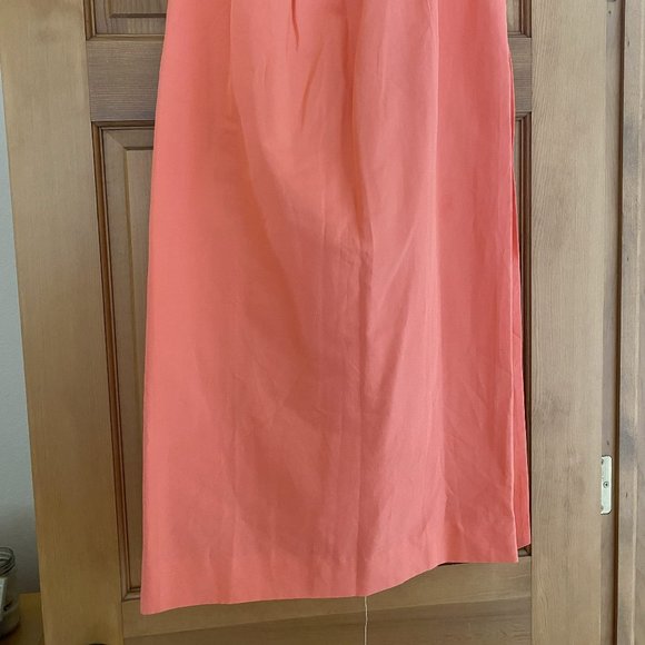 J. Crew Coral Tea-length (Midi) Tie Skirt - Picture 4 of 5